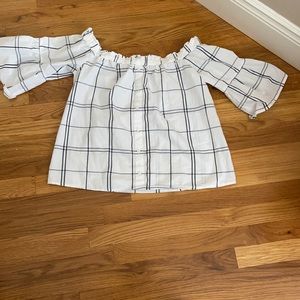 Abercrombie and Fitch Off the Shoulder Shirt
